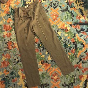 T.  Babaton Linen Blend Trousers